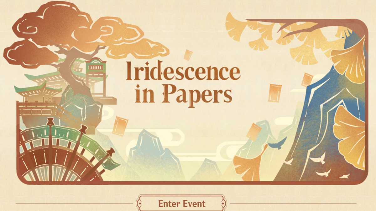 Genshin Impact Iridescence In Papers Web Event Guide
