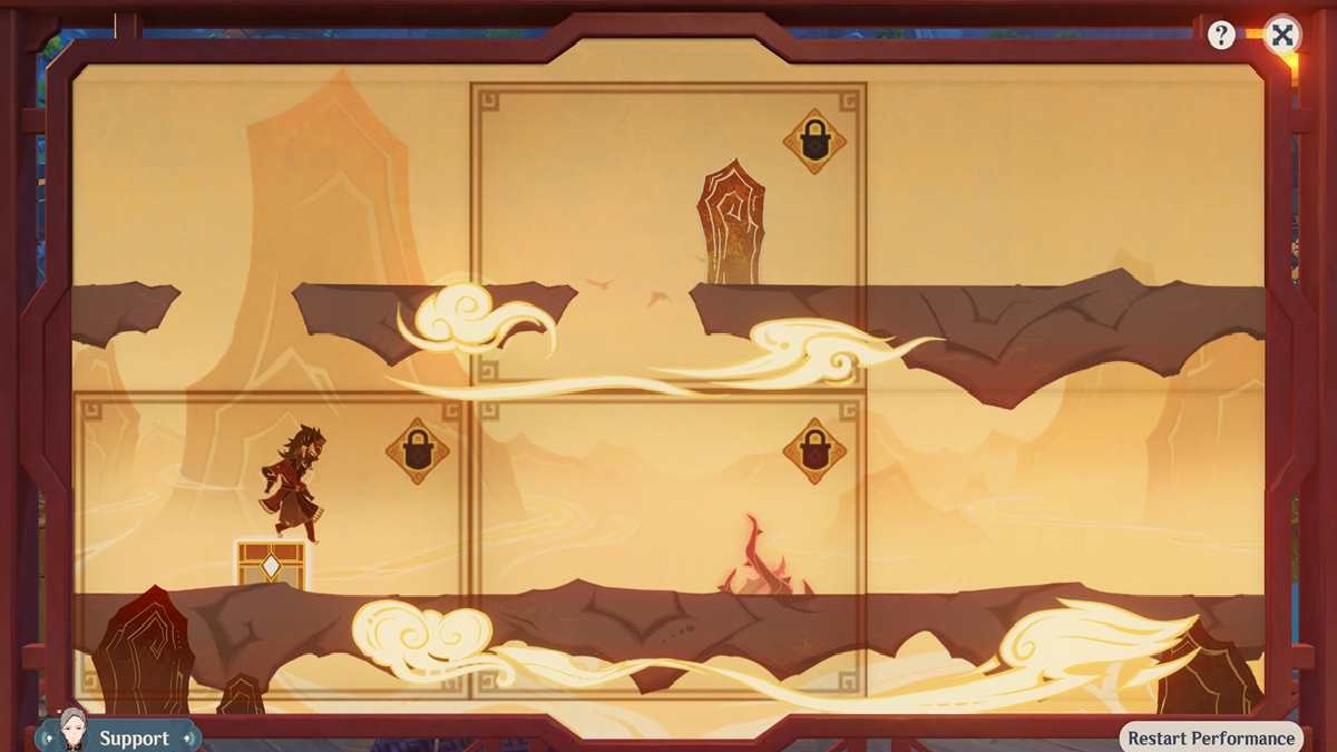 Genshin Impact Paper Theater Across Mountains Puzzle Guide Day 2 Lantern Rite 2023 2c