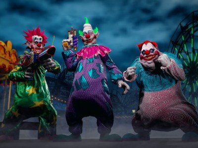 Playable characters from Killer Klowns From Outer Space: The Game