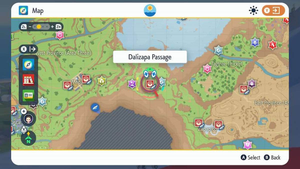 Dalizap Passage Tera Lucario Level 75 Location Pokémon Crimson Violet