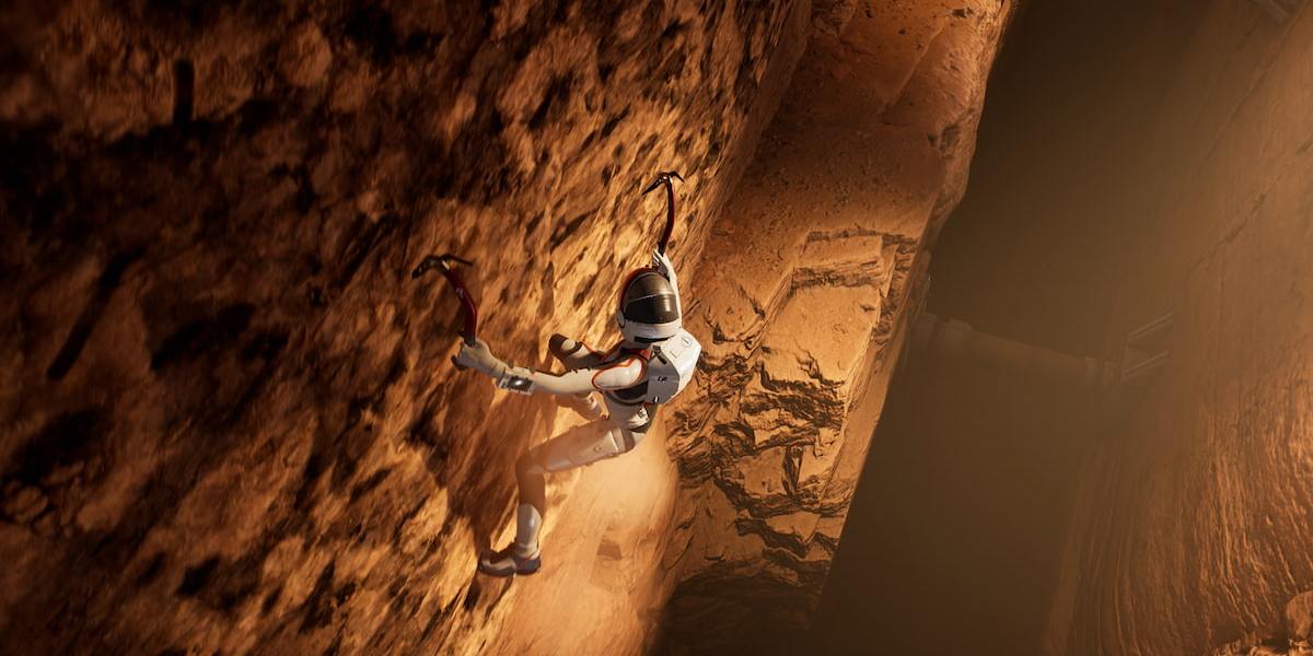 Deliver Us Mars Trailer Climbing Rock Wall