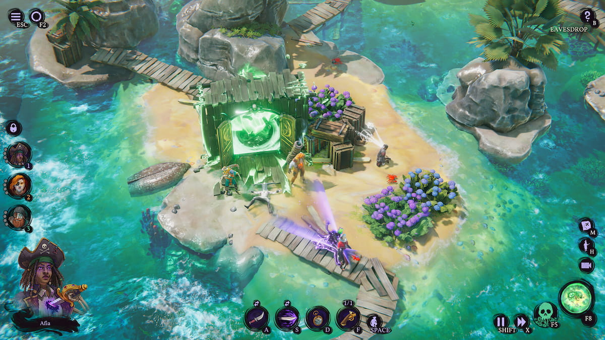 Shadow Gambit Game Island Docks