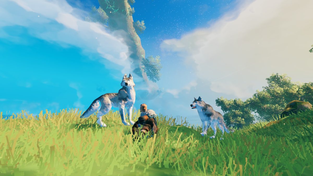 How to tame wolves in Valheim sitting