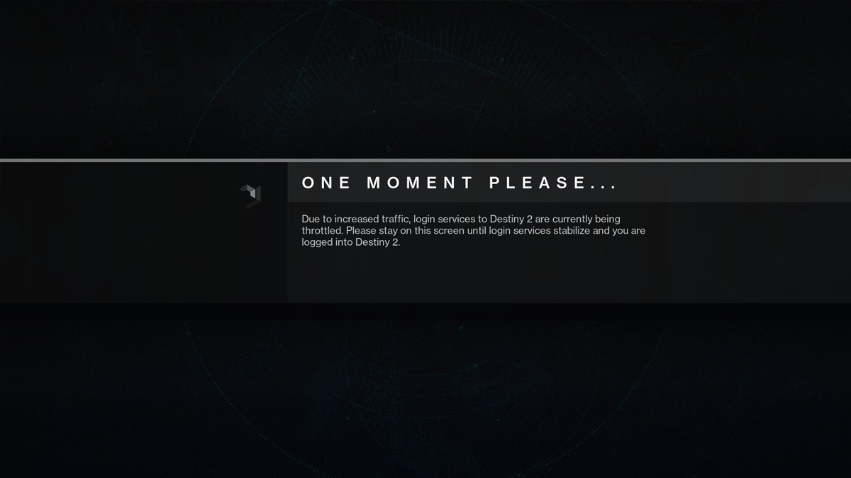 Destiny 2 How To Fix One Moment Please Error