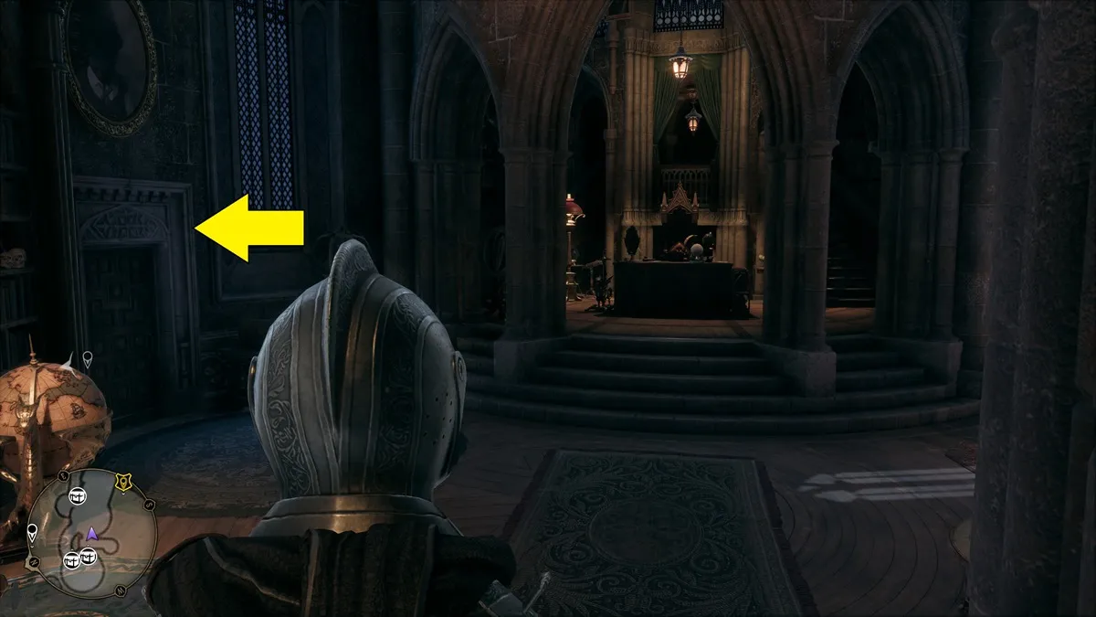 Hogwarts Legacy Key Of Admittance Puzzle Headmaster's Office Door Gargoyle Door 1