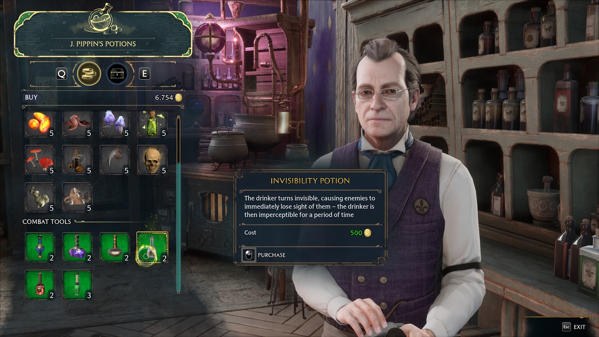 Guía de pociones de Hogwarts Legacy Recetas de pociones Ingredientes 1b