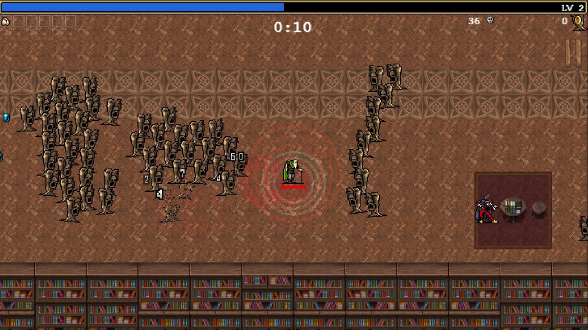 Cómo desbloquear el modo Hyper en Vampire Survivors Inlaid Library