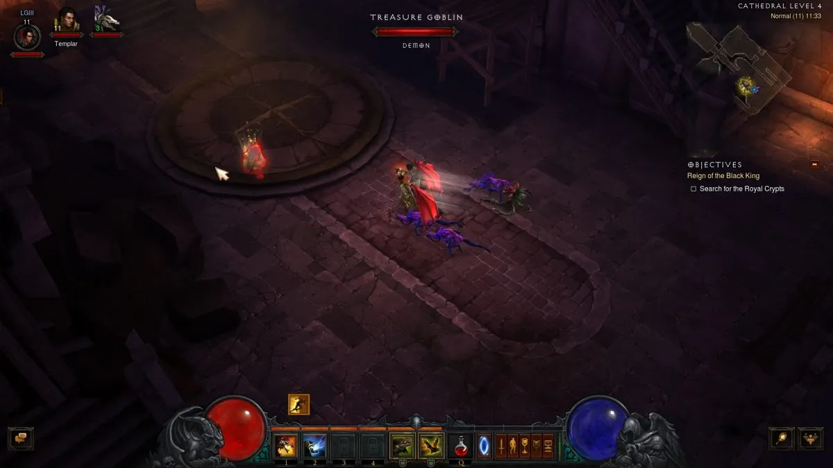 Как найти и получить доступ к хранилищу гоблинов в Diablo III Treasure Goblin