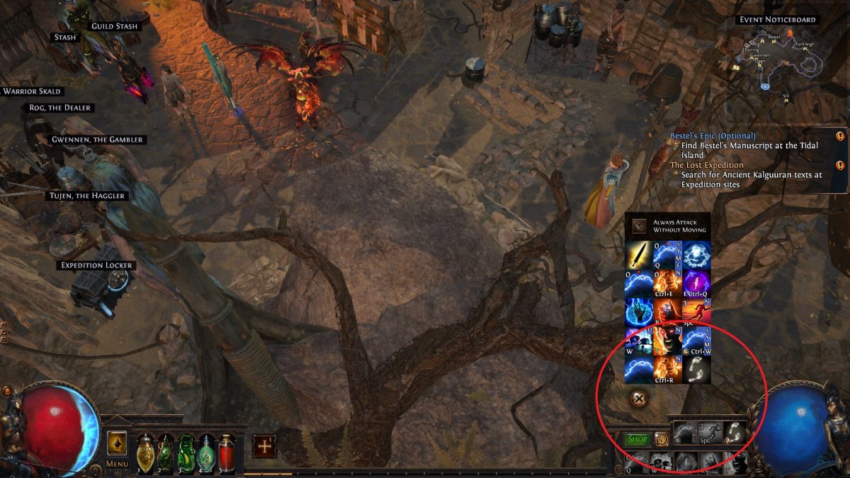 Path of Exile: How do Skill Gems and sockets work 2