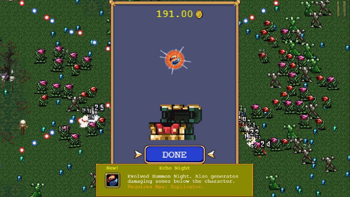 Vampire Survivors Arme Evolution Guide Echo Night