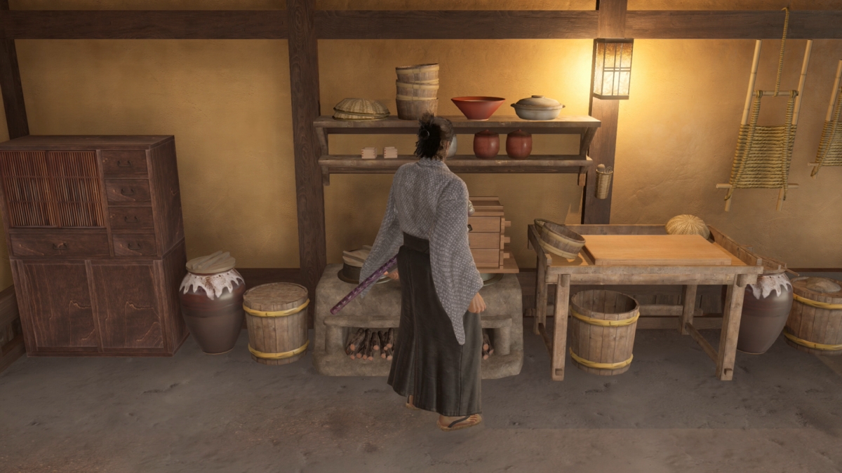 Like A Dragon Ishin Counter For Cooking At Villa