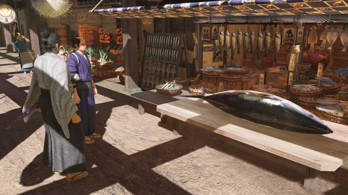 How to acquire the best fish in Like a Dragon: Ishin - Fishing minigame Fish Market