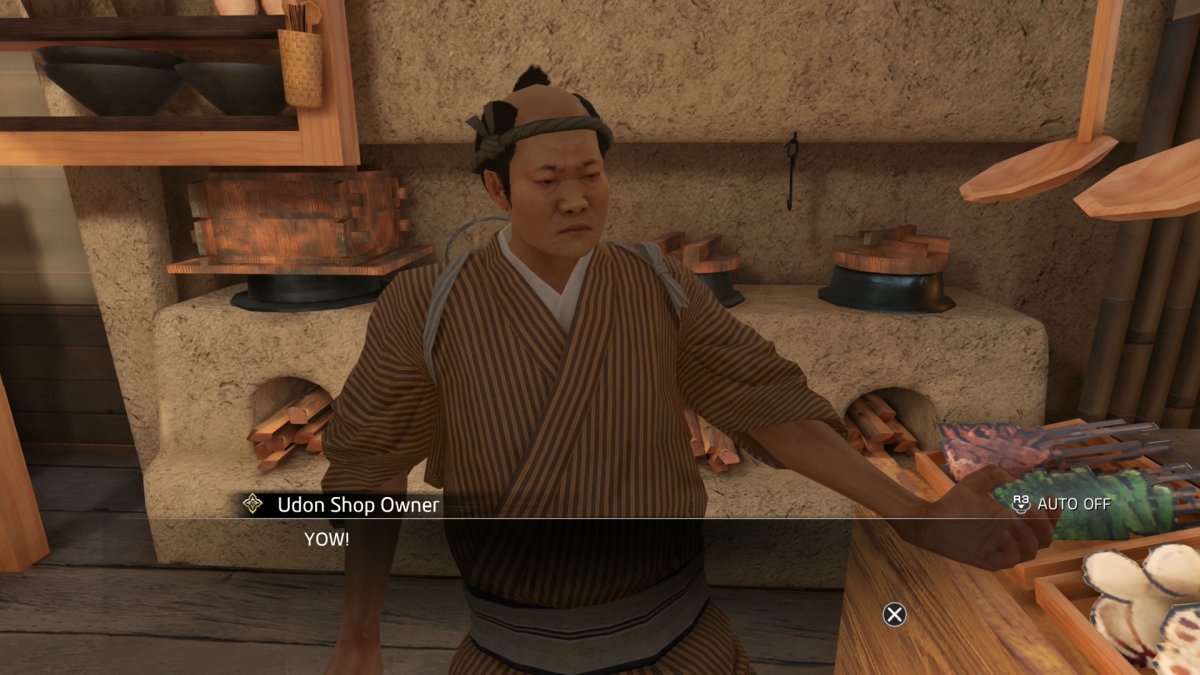 How to unlock the Udon Shop minigame in Like a Dragon: Ishin Injured Owner