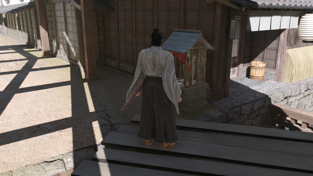 Like A Dragon Ishin Virtue At Jizo Statue