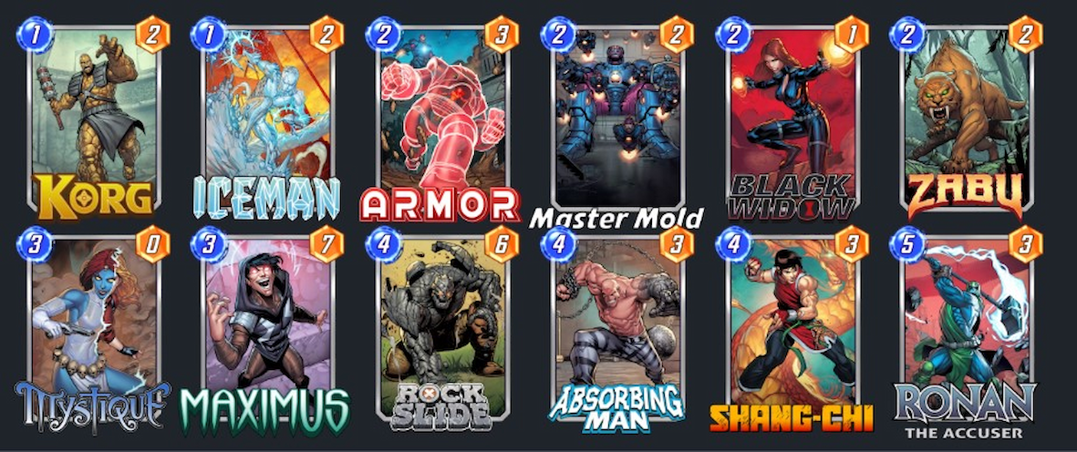 Best Marvel Snap Decks Master Mold 1