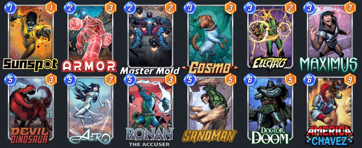 Best Marvel Snap Decks Master Mold 2