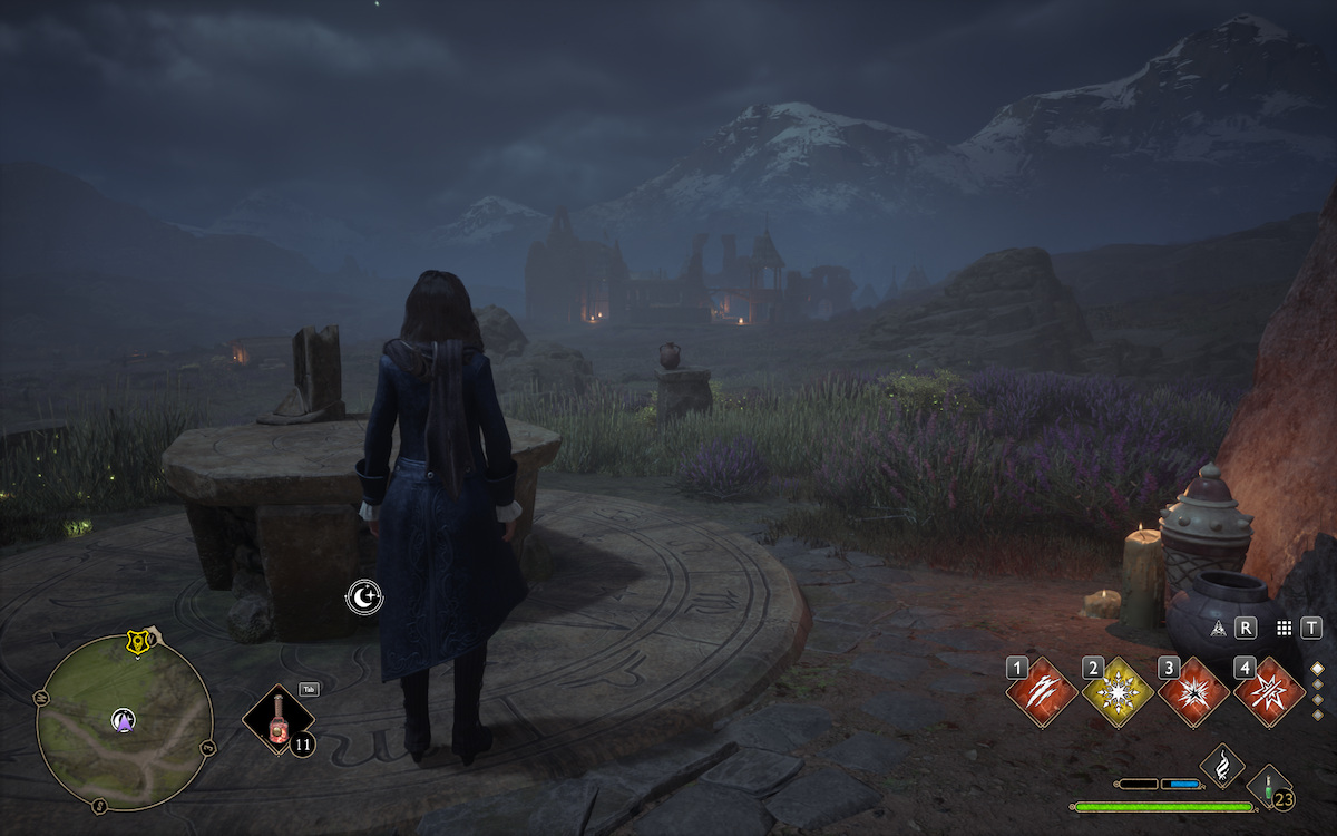 Mesa de astronomía del castillo de Clagmar