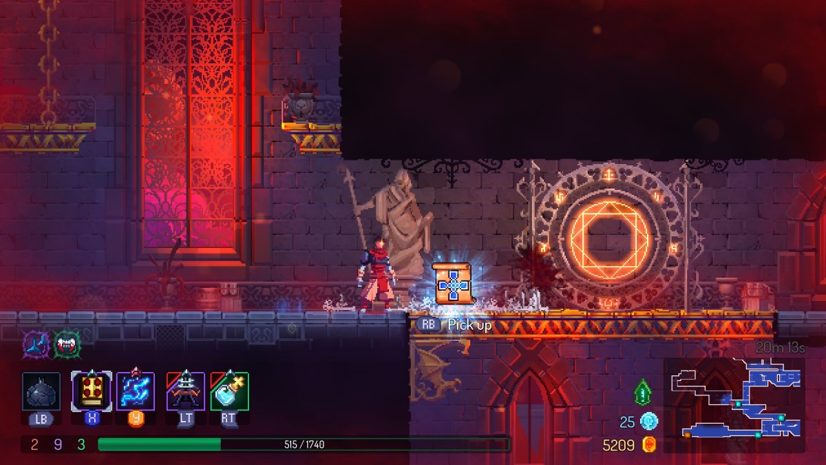 Dead Cells Return To Castlevania How To Use The Cross Blueprint Drop