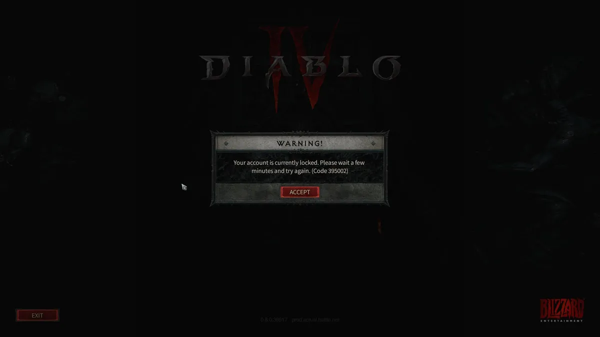 Diablo 4 Beta How To Fix Error Code 395002 Image