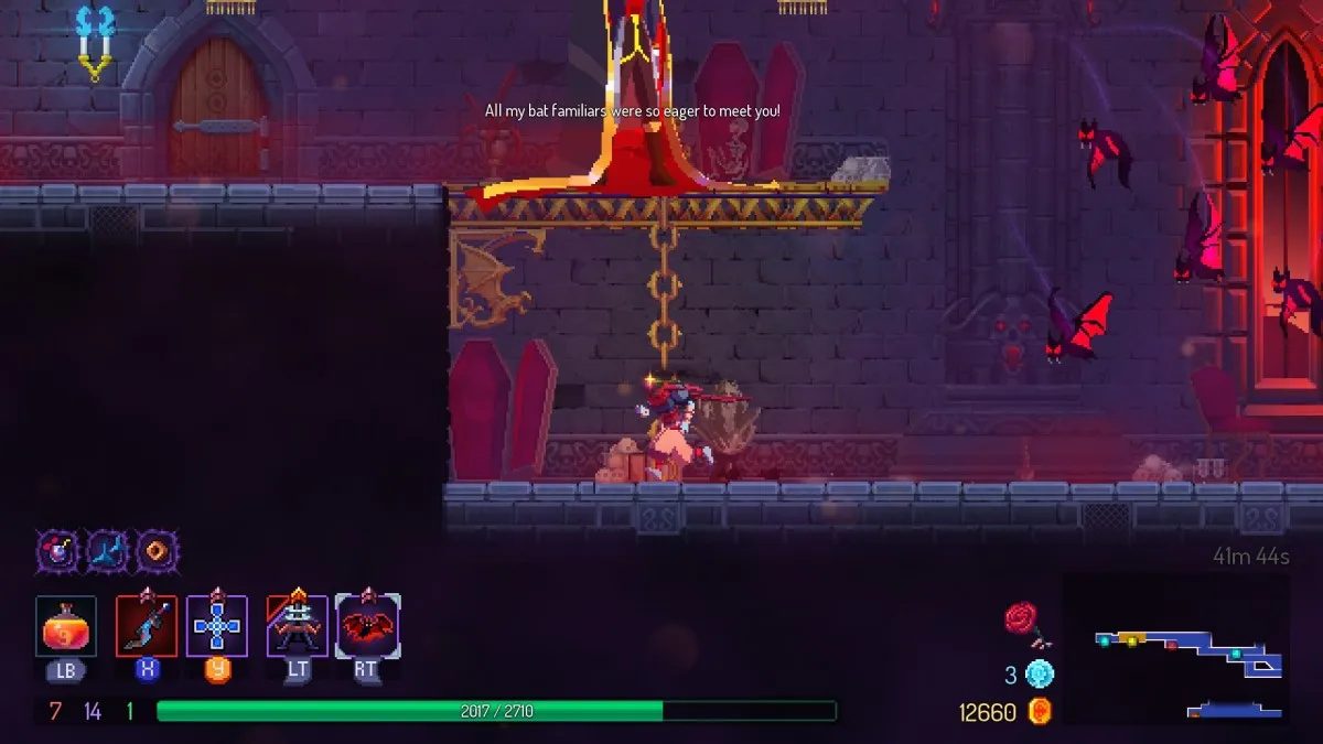 How to reach the Master's Keep and Dracula in Dead Cells: Return to Castlevania DLC Dracula Bats