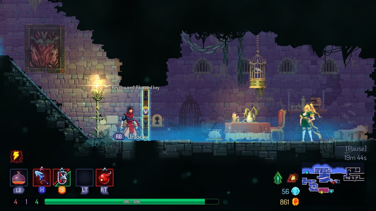 How to unlock Maria's Cat and outfit in Dead Cells: Return to Castlevania DLC door