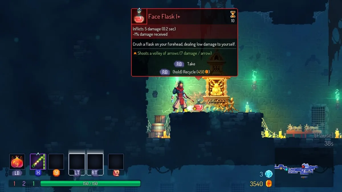 How To Use The Face Flask In Dead Cells Unlock 2