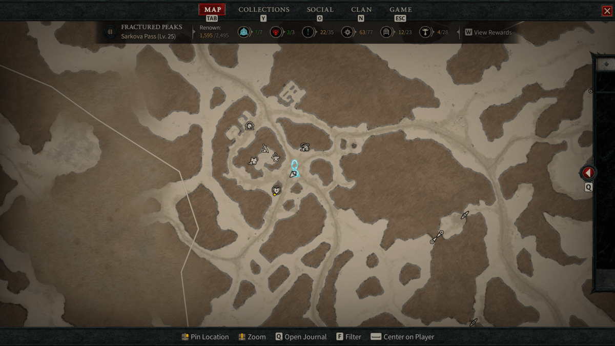 All Fractured Peaks Waypoint Locations In Diablo 4 Menestad
