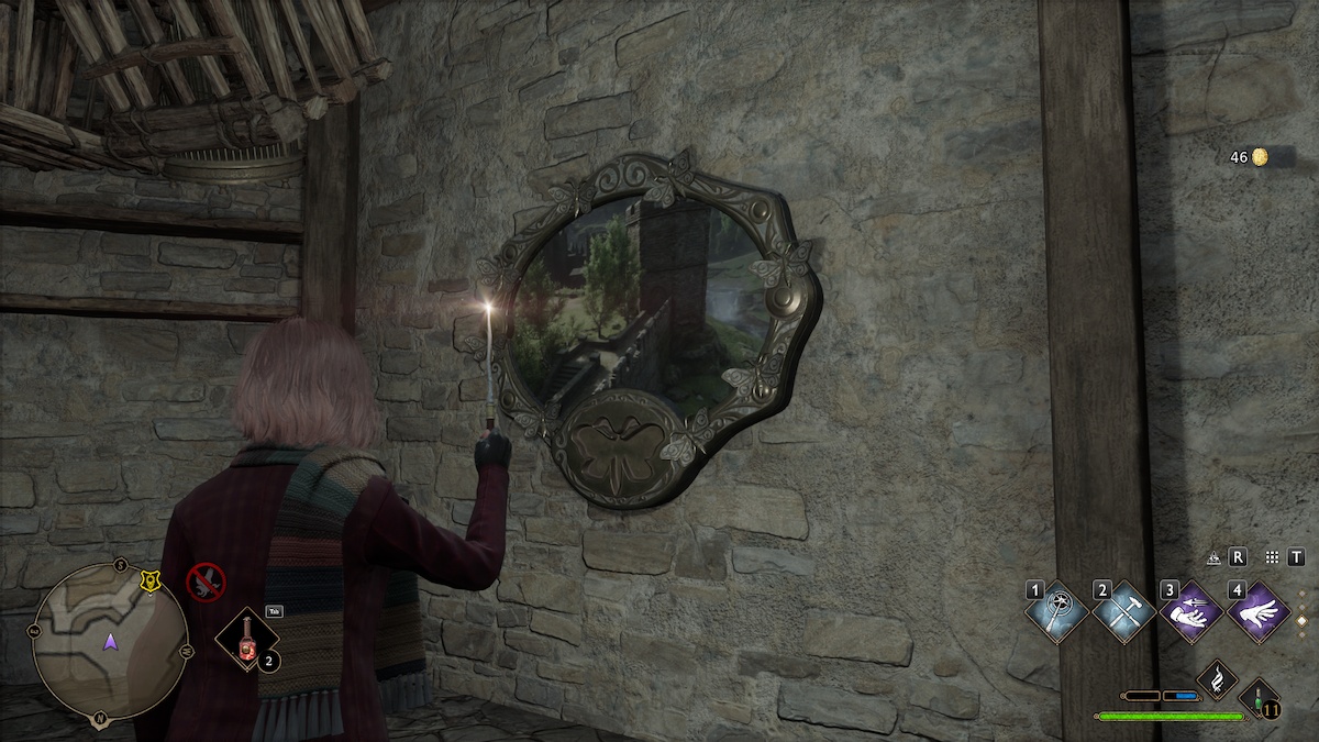 Все локации головоломок Moth Mirror Зеркало северного выхода Hogwarts Legacy