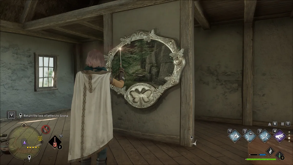 All Moth Mirror Puzzle Locations Hogwarts Legacy Old Fool Mirror