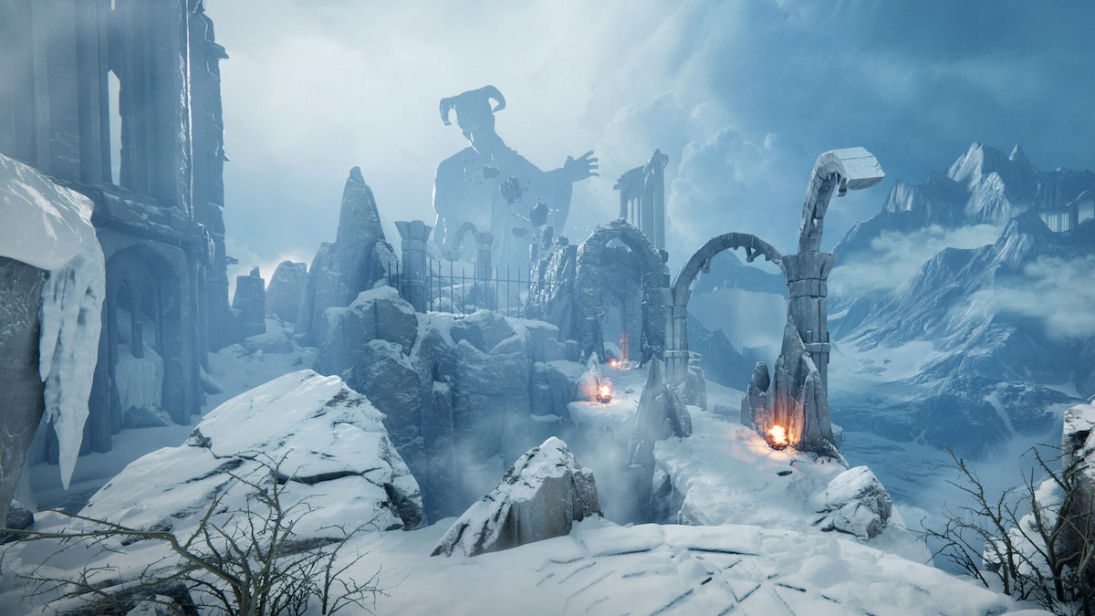 Metal Hellsinger DLC Snowy Area