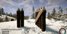 Sons Of The Forest how to build a Defensive Wall Gate Featured