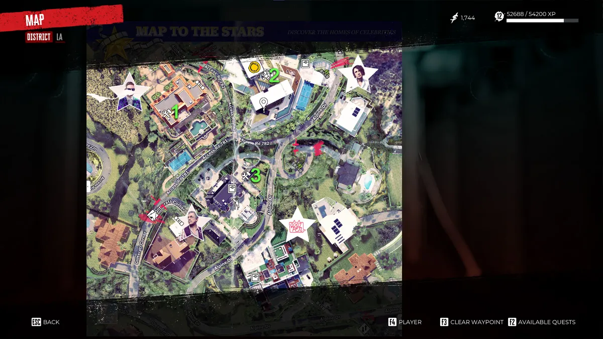 Карта верстака Bel Air в Dead Island 2