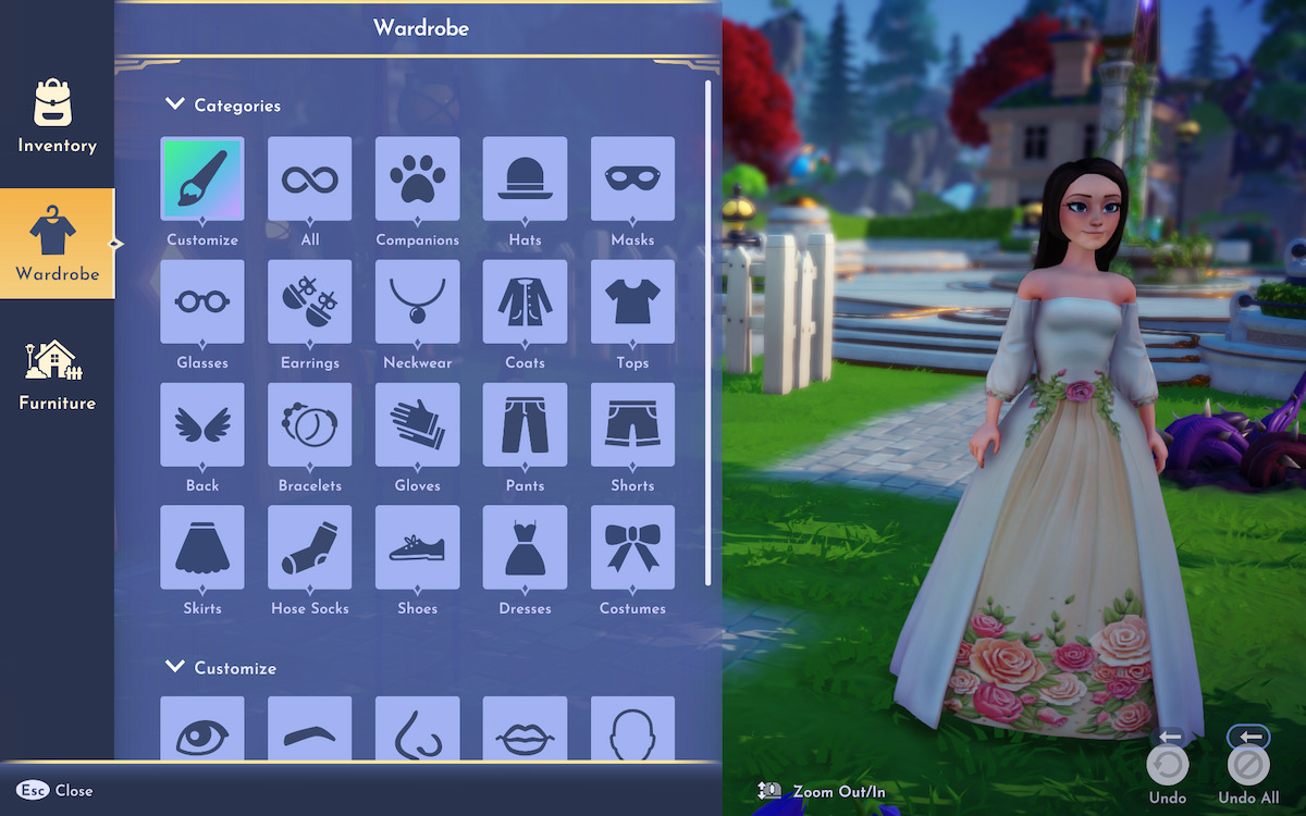 Disney Dreamlight Valley How To Recustomize Your Character Wardrobe