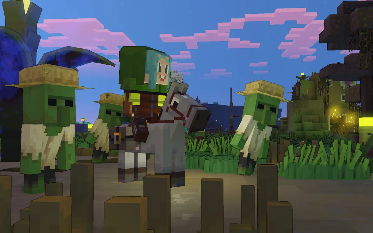 Minecraft Legends Zombie Victory