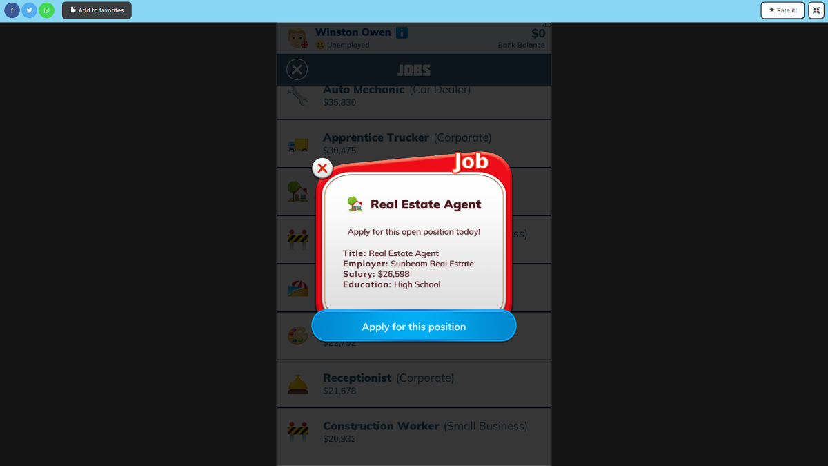 How to Become a Real Estate Agent in BitLife