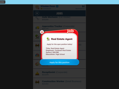 How to Become a Real Estate Agent in BitLife