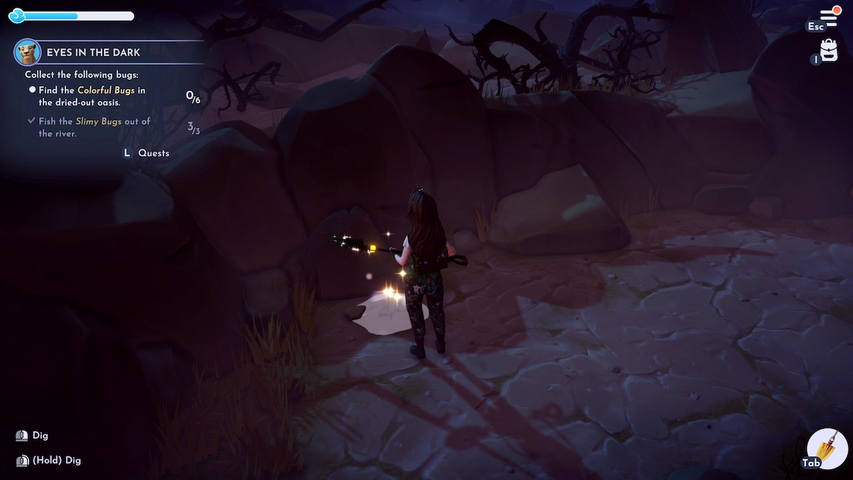 How to complete 'Eyes in the Dark' quest in Disney Dreamlight Valley