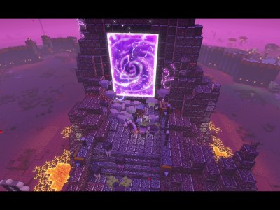 Minecraft Legends Night Beacon Base Portal