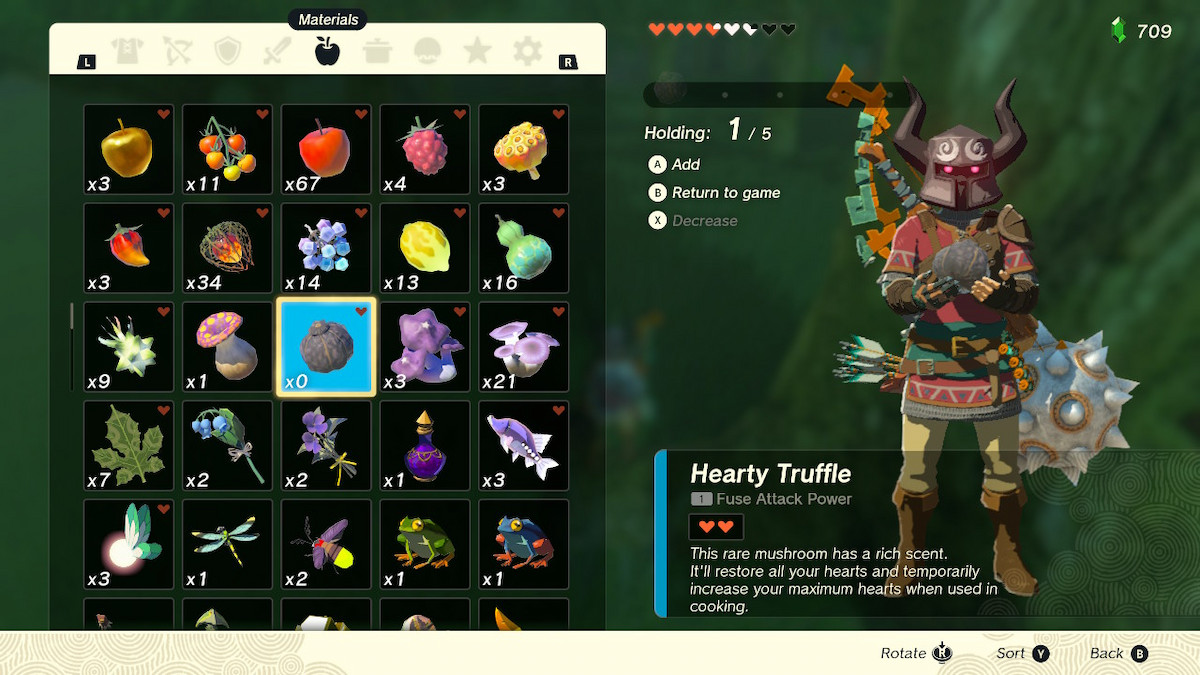 How To Get Hearty Truffles In Zelda Tears Of The Kingdom