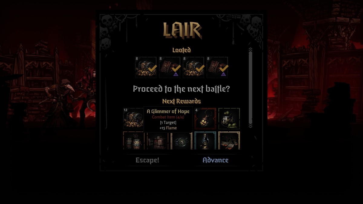 How to use Combat Items in Darkest Dungeon 2