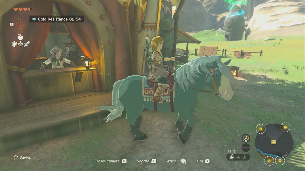 Link Riding A Horse In Zelda Tears Of The Kingdom