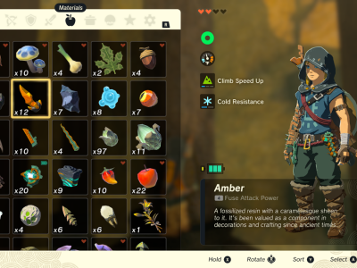 Best ways to farm Amber in Tears of The Kingdom