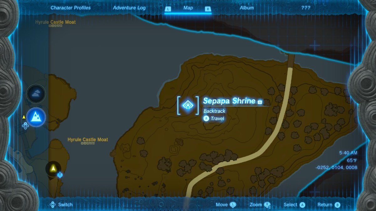 Sepapa Shrine Map 2
