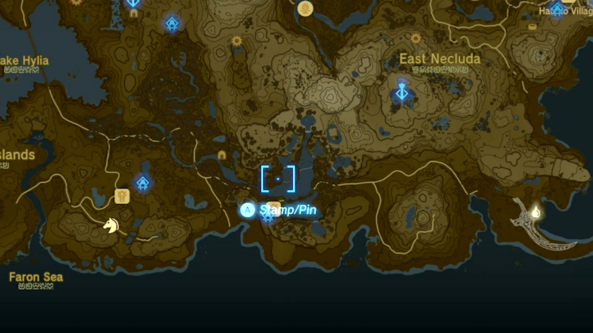 Tears Of The Kingdom Beast And Princess Map