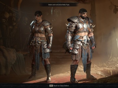 Diablo 4 Barbarian Selection Screen