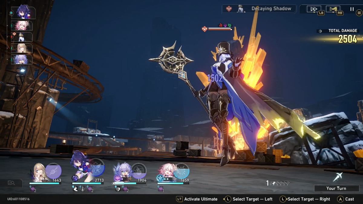 Honkai Star Rail Only A Child Decaying Shadow Battle