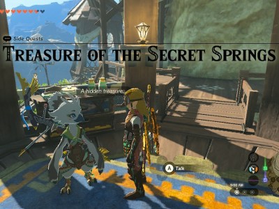 How To Complete Treasure Of The Secret Springs In Tears Of The Kingdom Totk