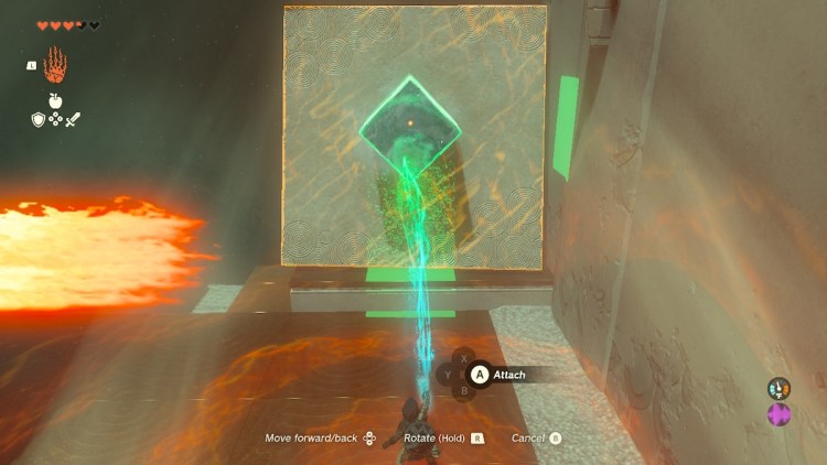 How To Solve Fire And Ice Shrine Puzzles Tears Of The Kingdom Slab Ice