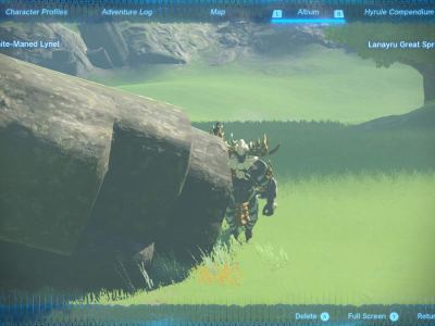 Tears Of The Kingdom White-Maned Lynel Purah Pad Picture