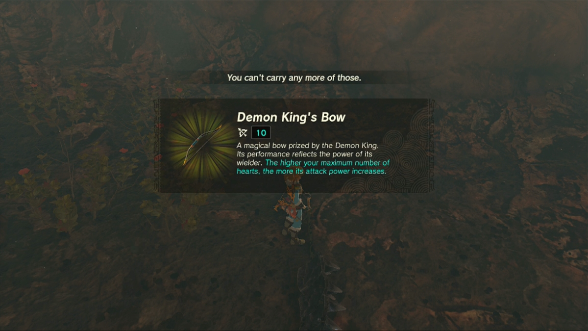 Totk Bows Demon Kings Bow